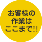 お客様の作業はここまで!!